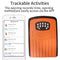 BOX02 Waterproof Smart Key Storage Box w/ Code Tuya APP Unlocking (Orange) Newly