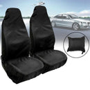 2pcs Waterproof Car Seat Covers Non Slip Auto Interior Truck Cushion Protector