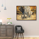 Home Decoration Grassland Elephant DIY Full Round Drill Diamond Painting Kit
