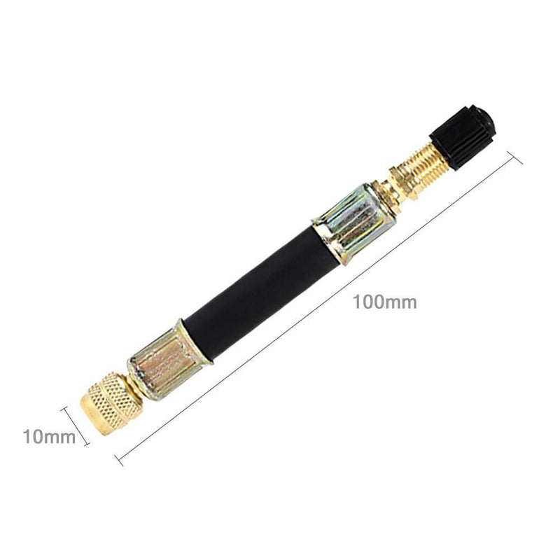 Car Wheel Valve Stem Flexible Rubber Hose Tyre Tire Valve Extension with Ca