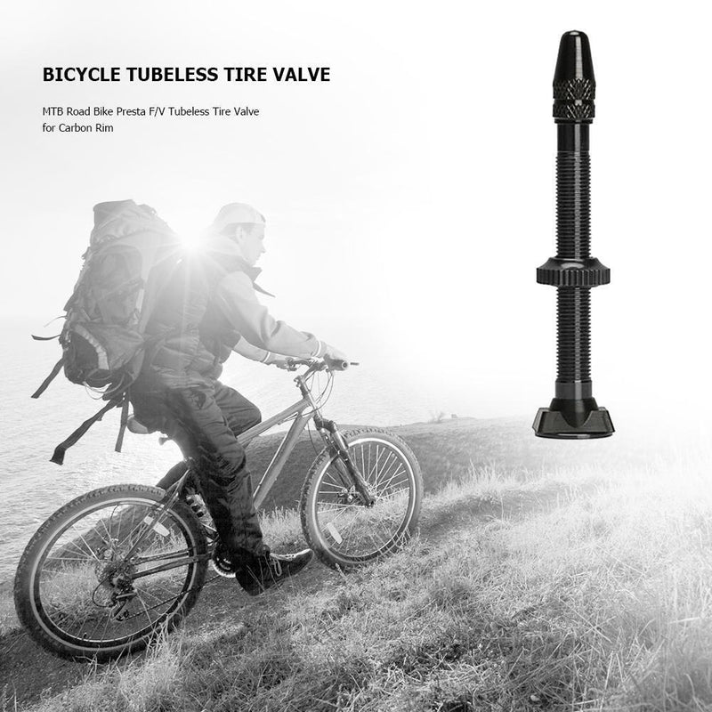 MTB Road Bike Extender Valves 1 Pair Bicycle Aluminum Tubeless Presta Valve S