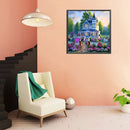 DIY Diamond Painting Kits Full Round Drill Garden Villa Mosaic Home Decoration