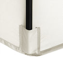 Sunshade Umbrella Cover Outdoor Garden UV Sun Cloth (White 3 meter 6 bone) Newly