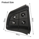 4 Keys Steering Wheel Switch Button for Benz ML/GL/R/B Class (Black Left) Newly