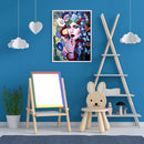 Flower Girl Oil Paint By Numbers DIY Canvas Wall Art Picture Craft Home Decor