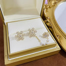 Jewelry Tragus Earrings Non Piercing Rhinestones Ear Cuff Snowflake Ear Wrap