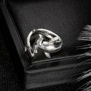 2 Pcs/Set Simple Adjustable Alloy Shark Open Rings Jewelry Gi1r Unisex O4J6