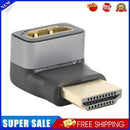 90 Degree HDMI-compatible Adapter for HDTV Projetor Laptop Male to Female C