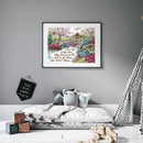 DIY Partial Cross Stitch Cotton Embroidery Art Hanging Handicrafts Artwork Gift