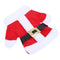 1pcs Handmade Christmas Santa Dresses and Pants Cutlery Cutlery Holder Tas