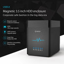 3.5 Inch Hdd Enclosure Power Saving Disk Storage Cases Stable Disk Box for