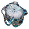 Oxford Cloth Leaf Wool Crochet Hooks Storage Bag Thread Yarn Tote (Blue) Newly