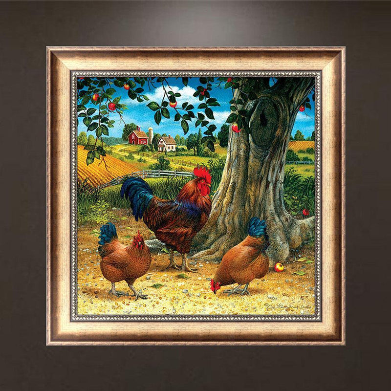 Chicken 5D DIY Diamond Painting Embroidery DIY Cross Stitch Home Decor Gift