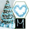2M Christmas Tree Blue Feather Boa Strip Xmas Ribbon Wedding Garland Decor,`