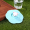 Claer Torx Silicone Cup Cover Leak Proof Cartoon Lid (Pink Blue Cat Head)
