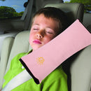 Plush Car Seat Belt Cover Breathable Kids Seatbelt Shoulder Pad (Pink) Newly