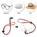 #A Boho Face Cover Lanyard Glasses Anti-falling Holder Rope for Adults Kids Hat