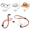 #A Boho Face Cover Lanyard Glasses Anti-falling Holder Rope for Adults Kids Hat