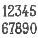 Metal Digital Number Cast Iron House Sign Doorplate DIY Cafe Wall Decor (6)