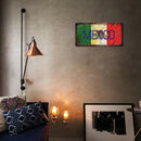 Mexico Flag Retro Metal Plate Tin Sign Plaque Poster for Bar Club Decor (A)