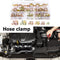 60pcs Auto Water Oil Pipe Hose Clamp Spring Band Type Fastener Assortment Kit