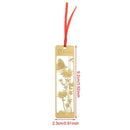 Metal Chinese Style Pagination Mark Book Clip Brass Bookmark Hollow Out