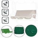 Outdoor Patio Replacement Shade Dust Swing Cover Backrest Chair Cushion Case