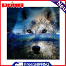 5D Diamond Painting Tree Wolf Shadow Full Round Drill DIY Wall Art Crafts Gifts