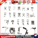 32 PCS Domestic Sewing Machine Foot Feet For Brother Singer Set Newly