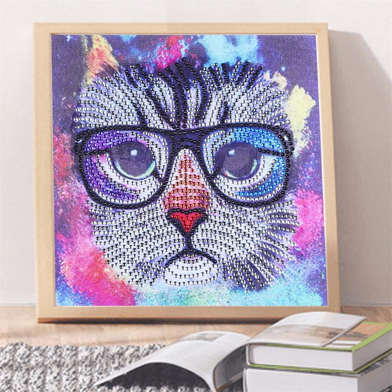 5D DIY Special-shaped Diamond Painting Animal Cross Stitch Rhinestone Home Decor