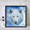 5D Full Round Drill Mosaic Craft Picture DIY Snow Wolf Diamond Painting Poster
