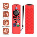 Remote Controller Cover with Lanyard for Amazon Fire TV Stick Lite (Red)