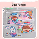 Organizer File Folder File Bag Stationery Storage Bag Pencil Case Ring Zipper