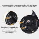 1 Pair Car Horns Loud 12V 105dB Motorcycle Snail Sound Horn Waterproof Trumpet