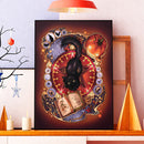 5D DIY Full Round Drill Diamond Painting Kit Halloween Pumpkin Drawing Orname