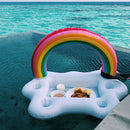 Party Bucket Cup Holder Inflatable Float Beer Cooler Table Bar Tray Accessories
