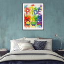 5D DIY Diamond Painting Full Round Drill Cartoon Letter Gnome Picture Wall