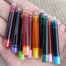 10pcs Ink Cartridges For Fountain Pen Color Ink Sac Univer Caliber 3.4 D6K8