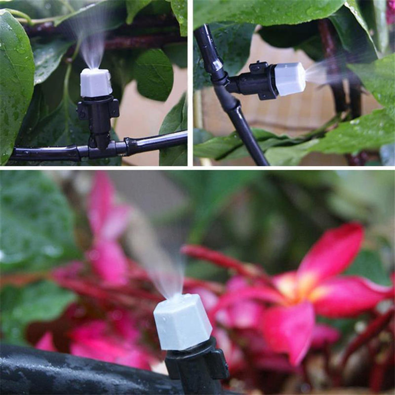 5m 10 Sprayers Garden DIY Sprinkler Set Garden Flower Cooling Irrigation