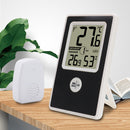 Digital Wall Mounted Thermometer Indoor Outdoor Temperature Humidity Meter