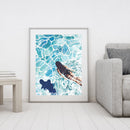 Handmade Painting By Numbers Art Swimming Woman DIY Digital Painting On Canva