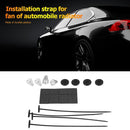1 Set Universal Car Vehicle Electric Radiator Fan Mounting Kit Straps Braces
