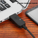 2x USB Charger Cables 5V to 10V for BaoFeng UV-5R UV-82 UV-8D Radio Accessories