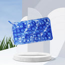 Push Bubbles Cosmetics Bag Square Silicone Stationery Storage Bags for Kids