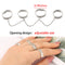 Women Open Adjustable Multi-Layer Hip Pop Jewelry Finger Rings Punk