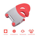 Stainless Steel Pot Side Clip Anti-scalding Spoon Holder Gadget (Red)