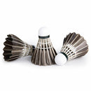 Stable Durable Training Ball Black Badminton Shuttlecock Goose Feather