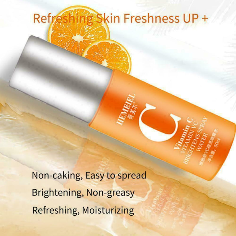 Vitamin C Toner Brightening Spray Moisturizing Pores Face Shrink Ser TI U9C3