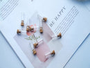 10pc/set Mini Useful Small Cork Stopper Glass Bottles Jars Vials Container