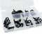 40pcs Fishing Rod Line Guides Eyes Tip Top Ring Circle Kit Fishing Tackle